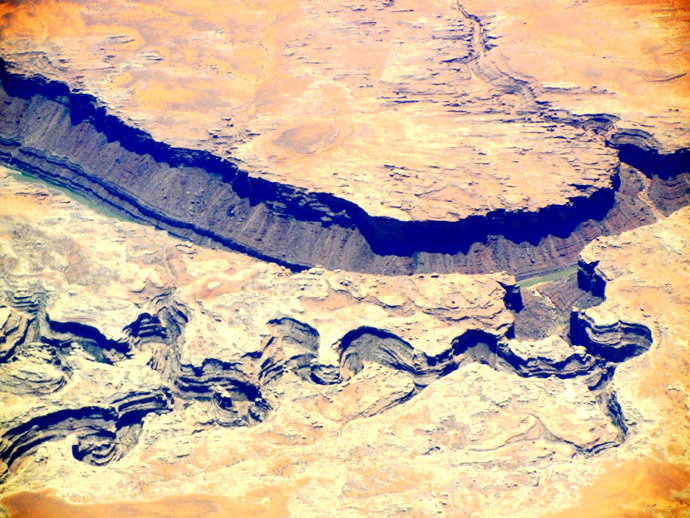 科罗拉多大峡谷飞机航拍,直升飞机体验美国大峡谷