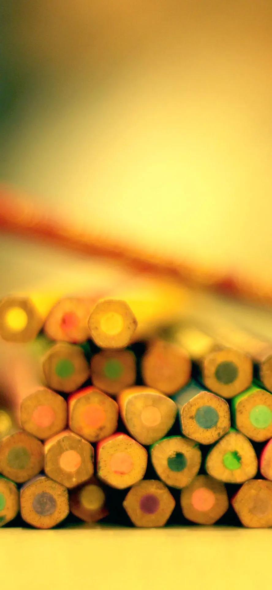 壁纸上的铅笔痕迹怎么清除,手机壁纸彩铅画