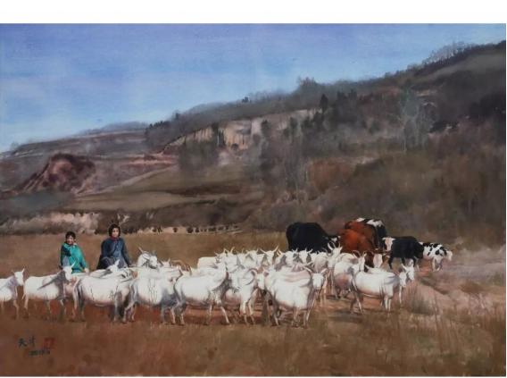 【艺坛百家】|水味彩韵•画意诗情——*党**天才水彩画赏析