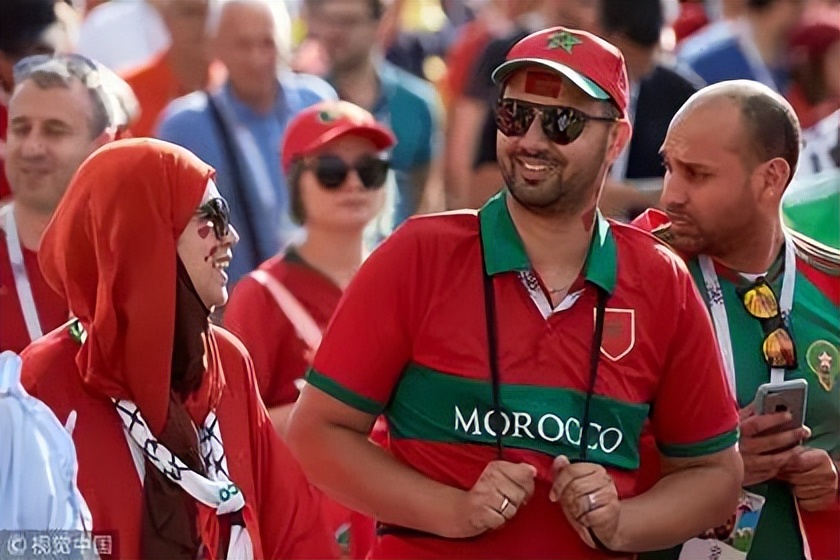 淘汰西班牙的非洲摩洛哥，遍地都是白人