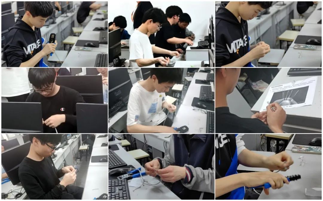 网线制作教学技能大赛推广,网线制作技能大赛