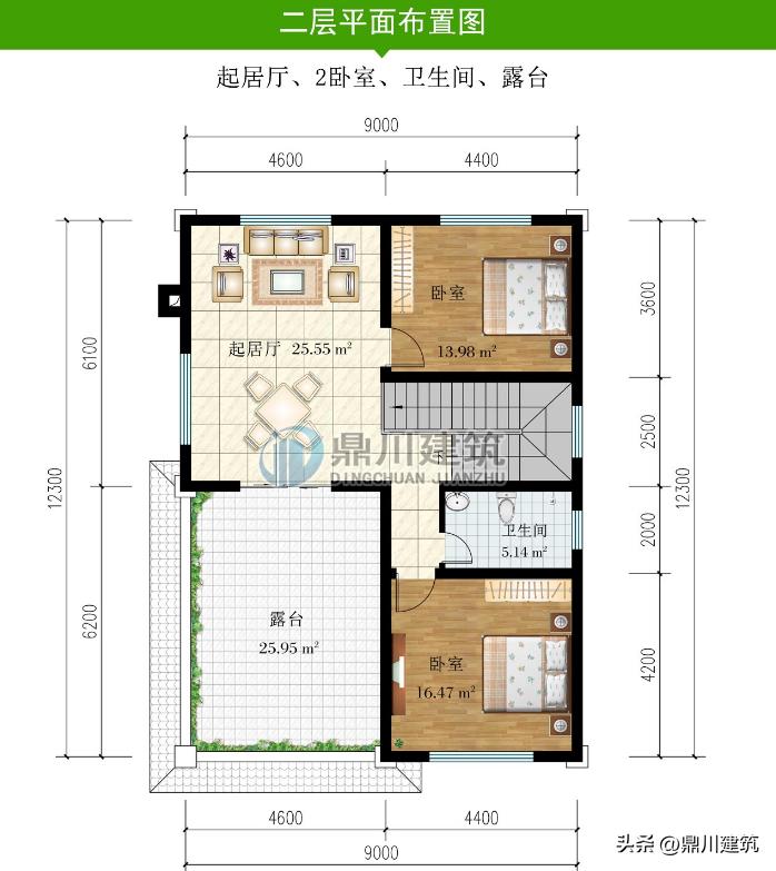 简单实用美观的三层农村房图,最简单农村二层房实图