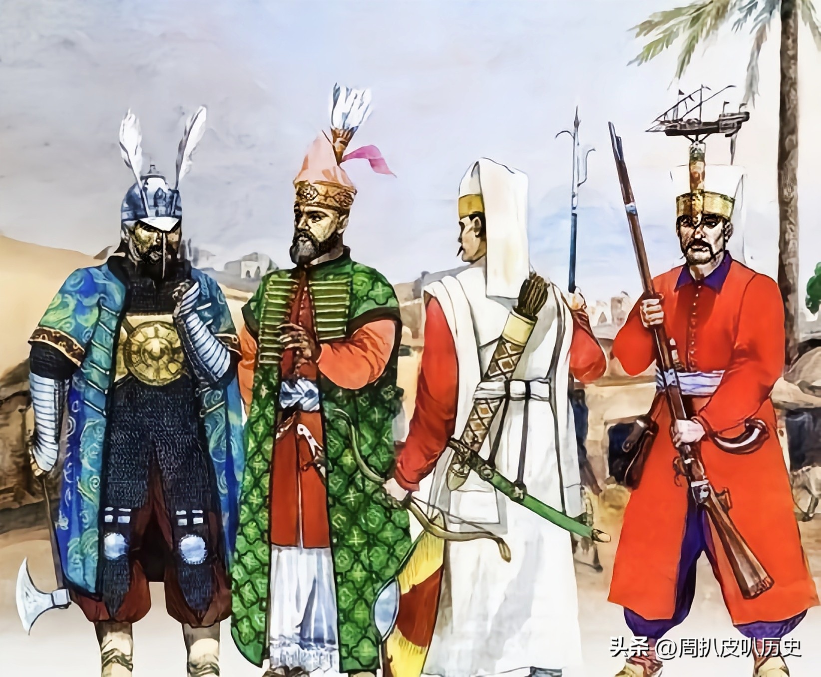 强大的奥斯曼土耳其帝国,奥斯曼土耳其历史演变图