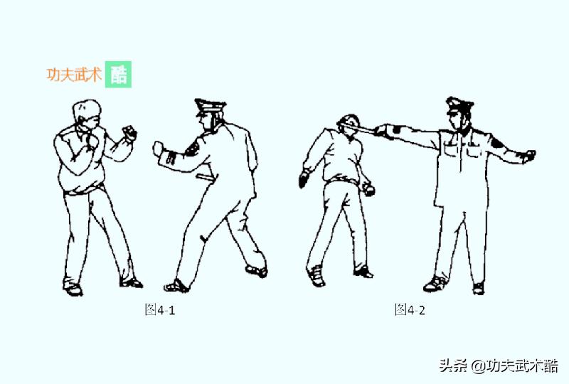 警棍盾牌搏击术讲解视频,警棍格斗式准备动作