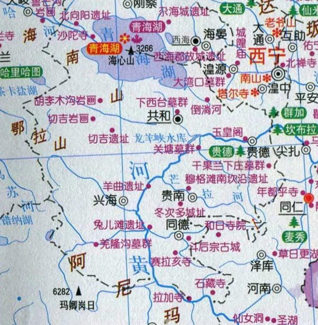 《中国旅游地理》,海南省旅游地图