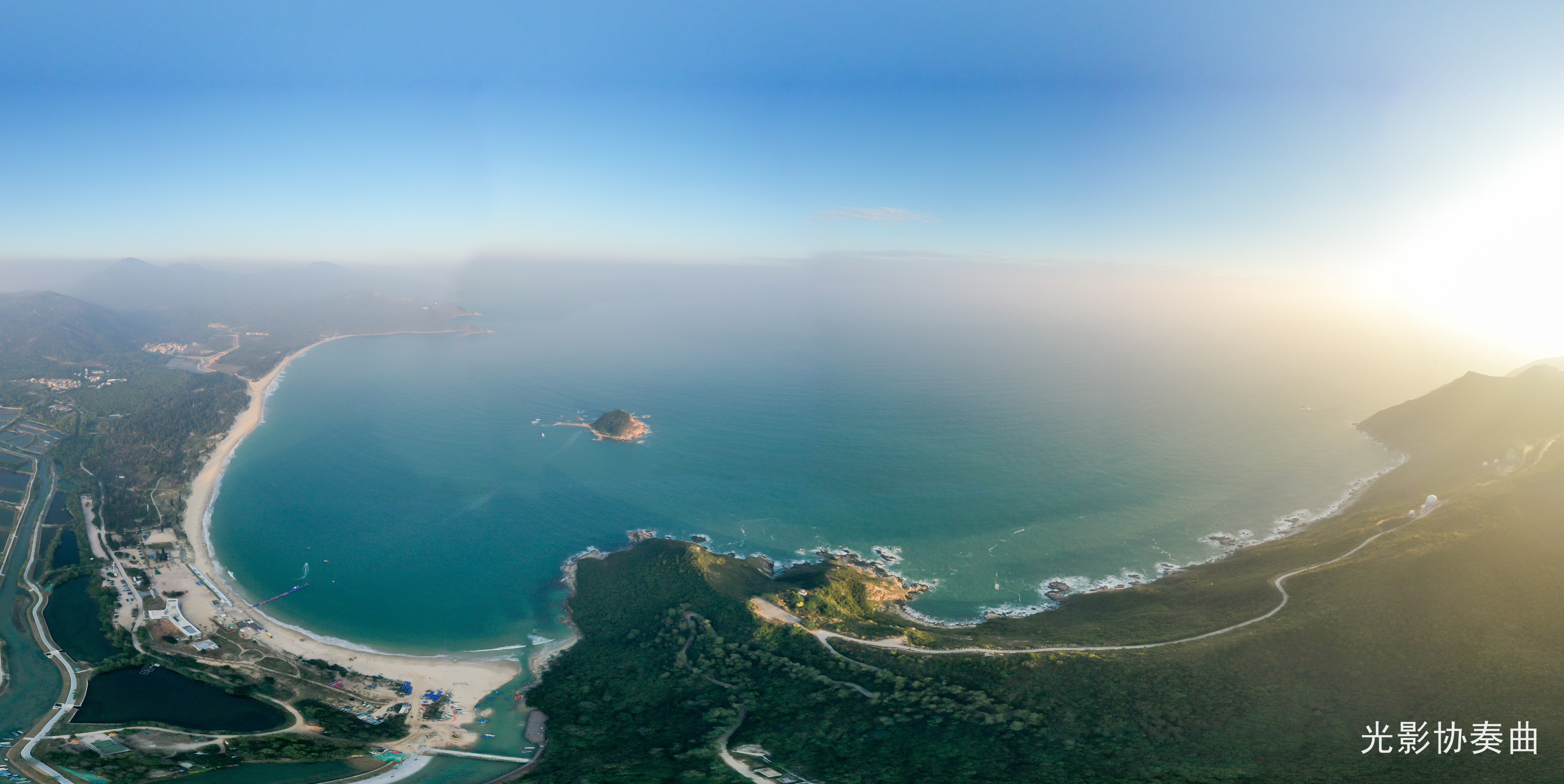 深圳大鹏比较干净的海滩,深圳大鹏半岛海滩