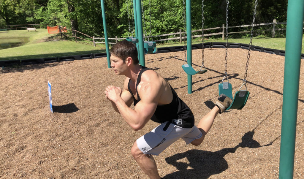 在公园怎么做力量训练,健身秋千教程