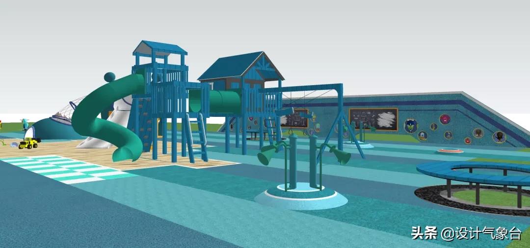 滑梯儿童房间小空间设计,室内儿童游乐场如何设计