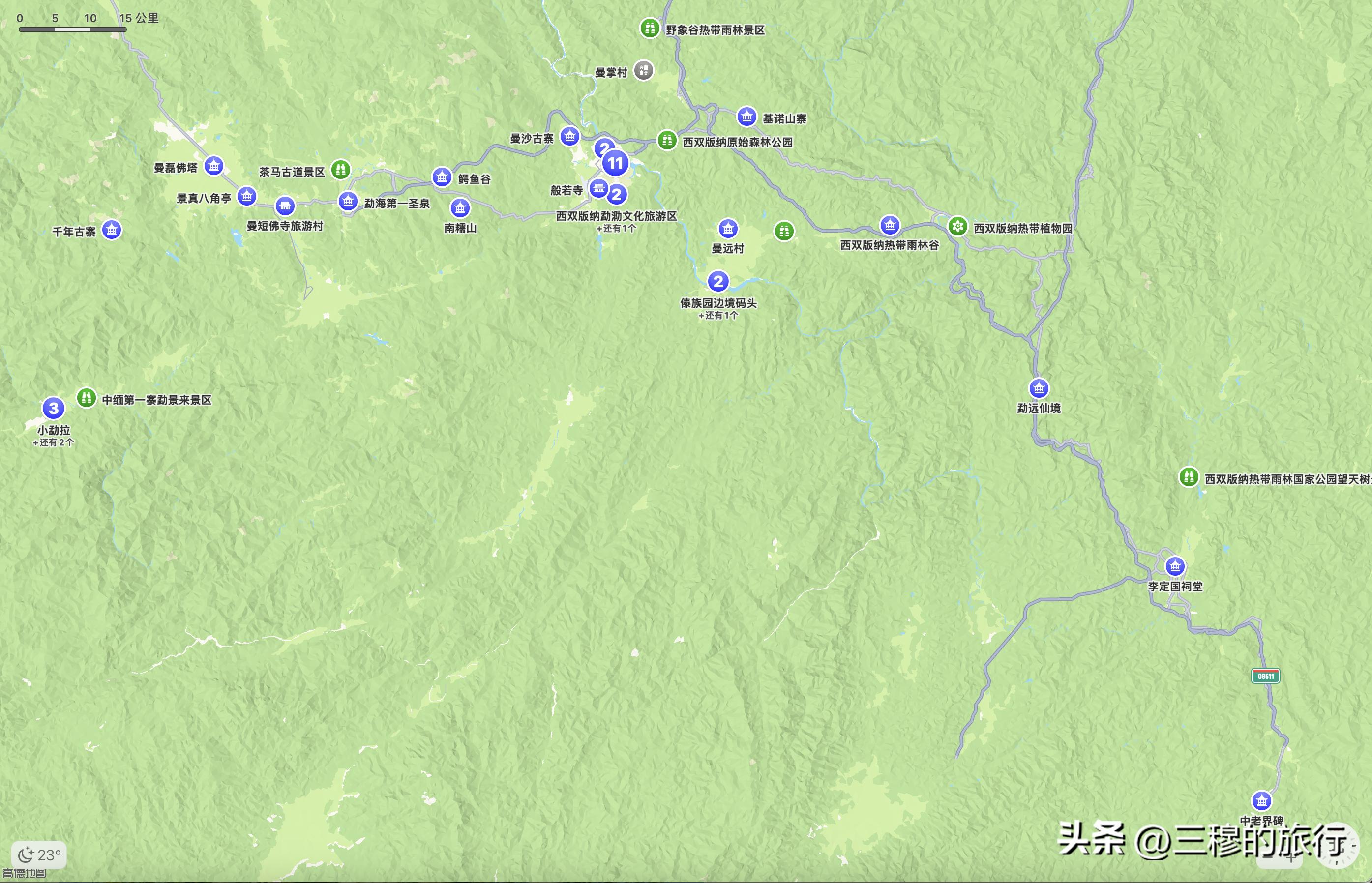云南旅游攻略西双版纳路线,2021云南西双版纳免费景点自驾游