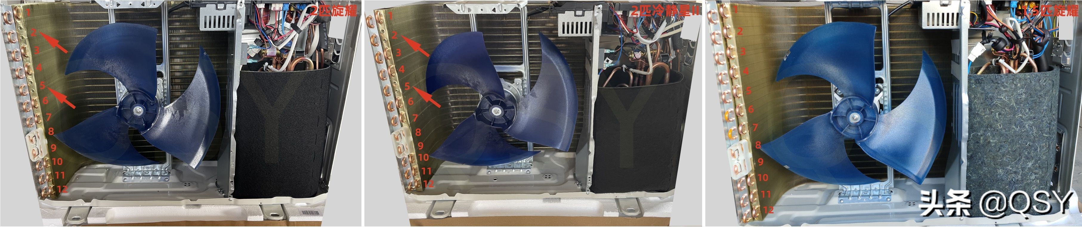 美的空调旋耀2匹讲解,美的旋耀1.5匹挂式空调拆解