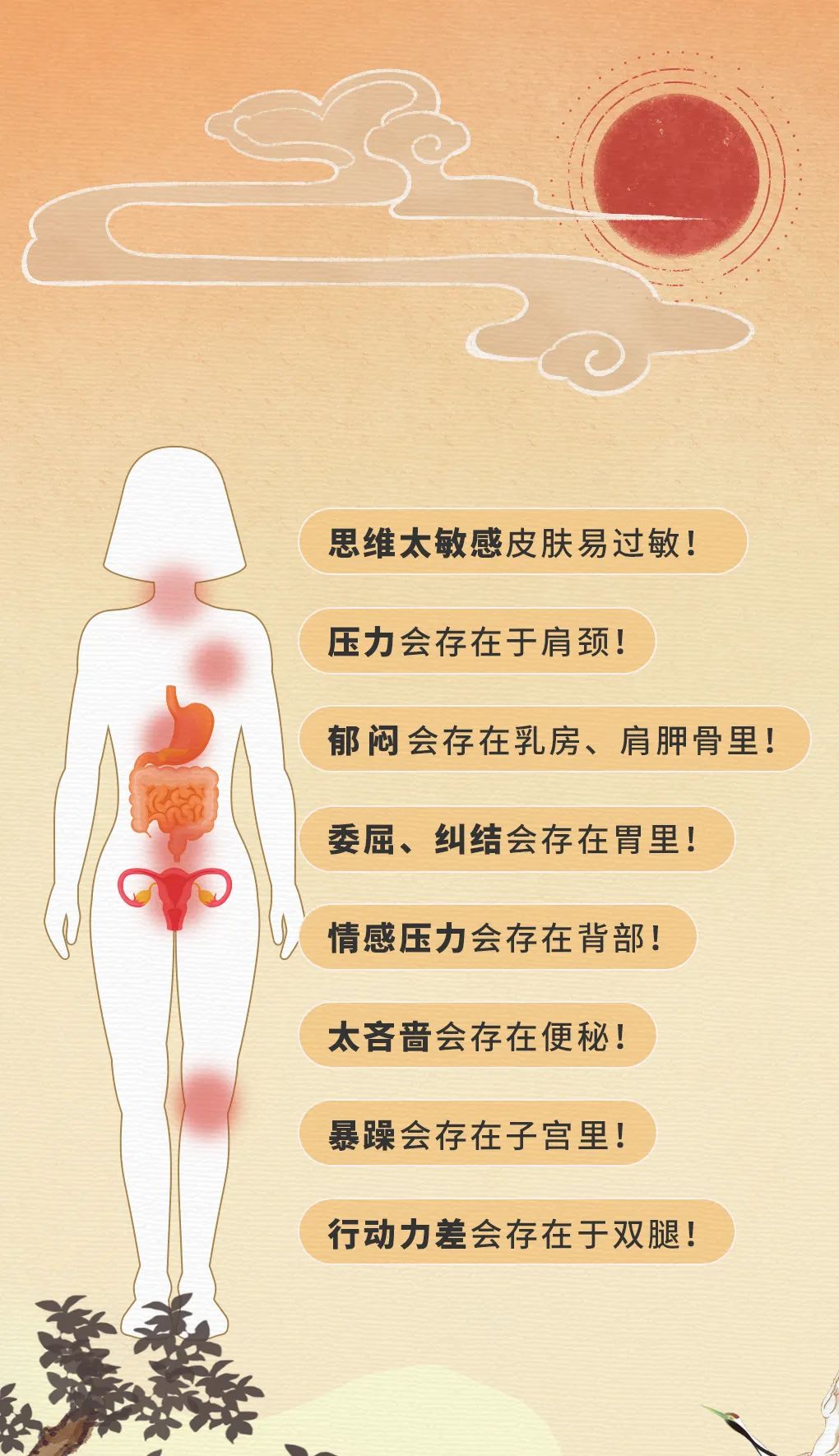 暴躁存在子宫，郁闷存在乳房，情绪攻击身体后，你该做什么？