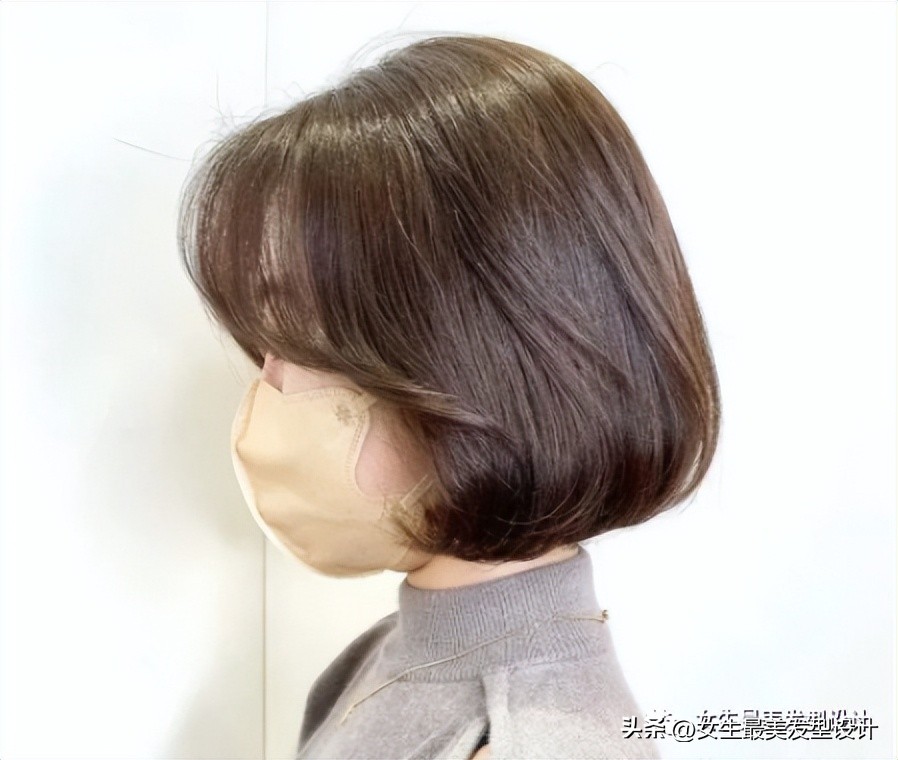 烫短发内扣的步骤,烫外翻内扣卷发教程短发