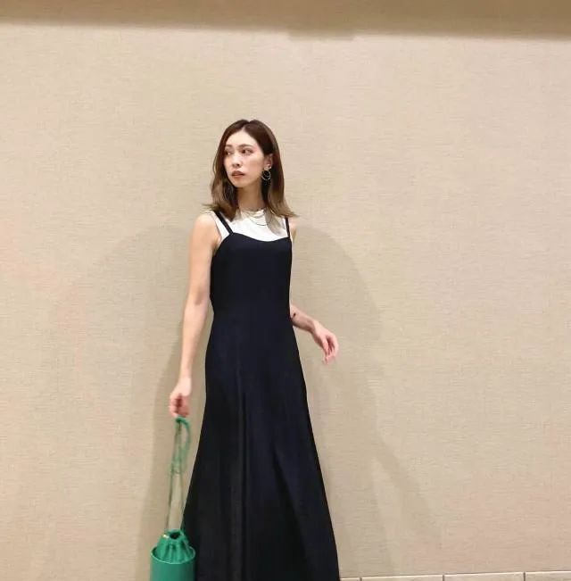 背带裙气质穿搭女,背带裙穿搭夏季收腰显瘦