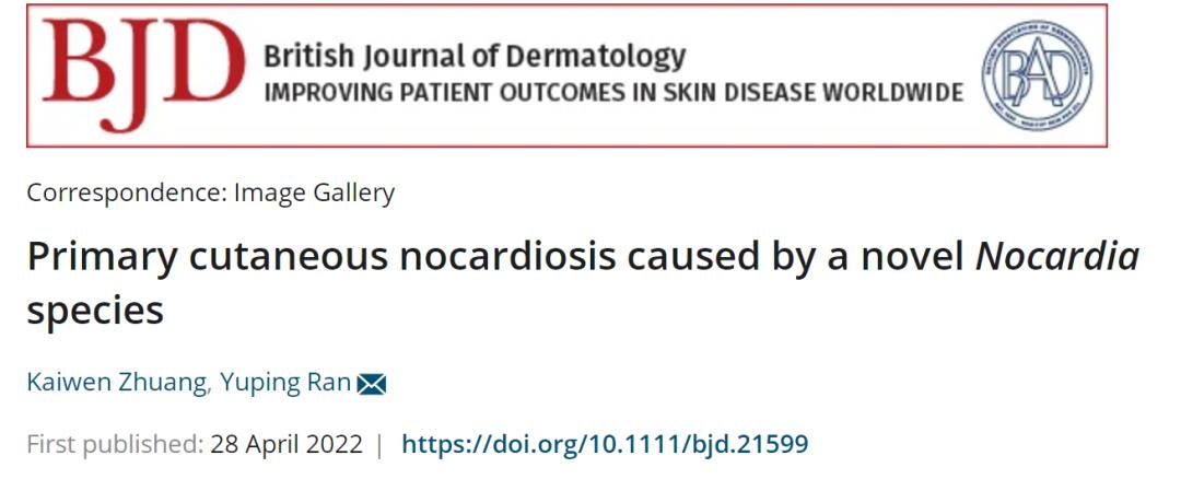 这种新的致病菌被命名为“华西诺卡菌”