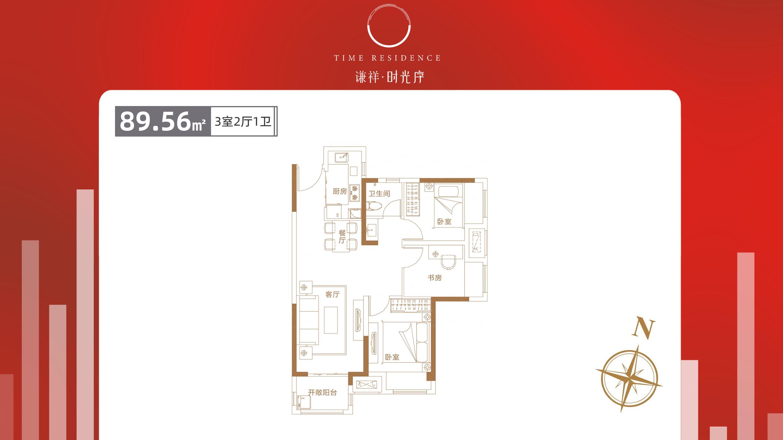 郑州市谦祥时光序精装修,郑州谦祥时光序105平户型怎么样