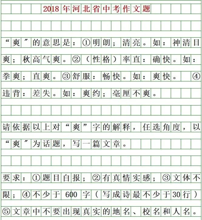 河北2022中考语文作文怎么写,河北2022年中考作文题目是什么