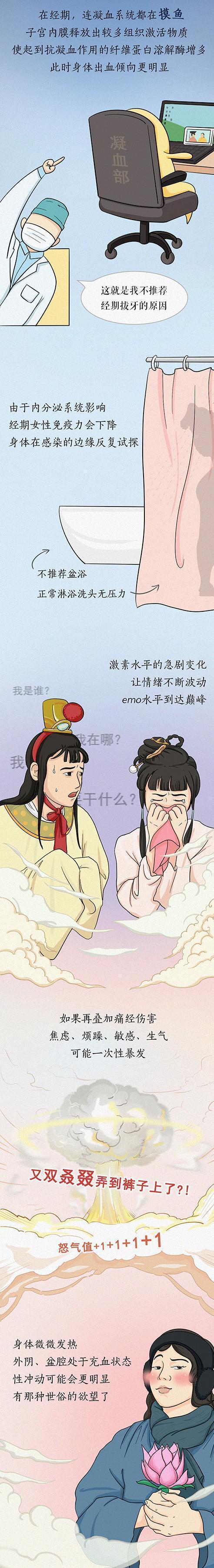 女生来大姨妈的过程,当女生来大姨妈时真实反应