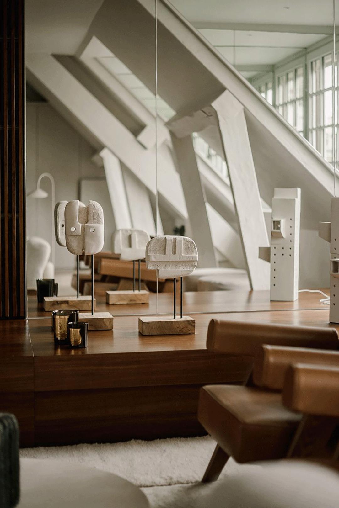 挑高loft新中式风格公寓,28平loft公寓简洁清新风格