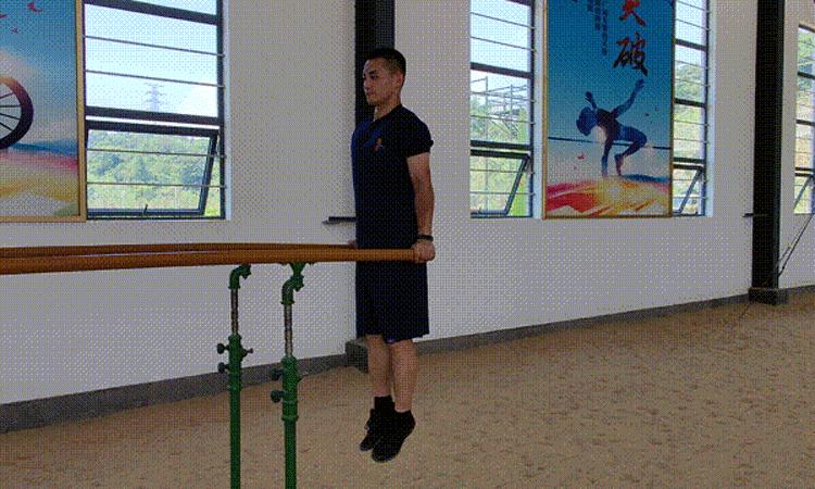 双杠臂屈伸撑不起来如何来练,双杠臂屈伸撑100秒什么水平