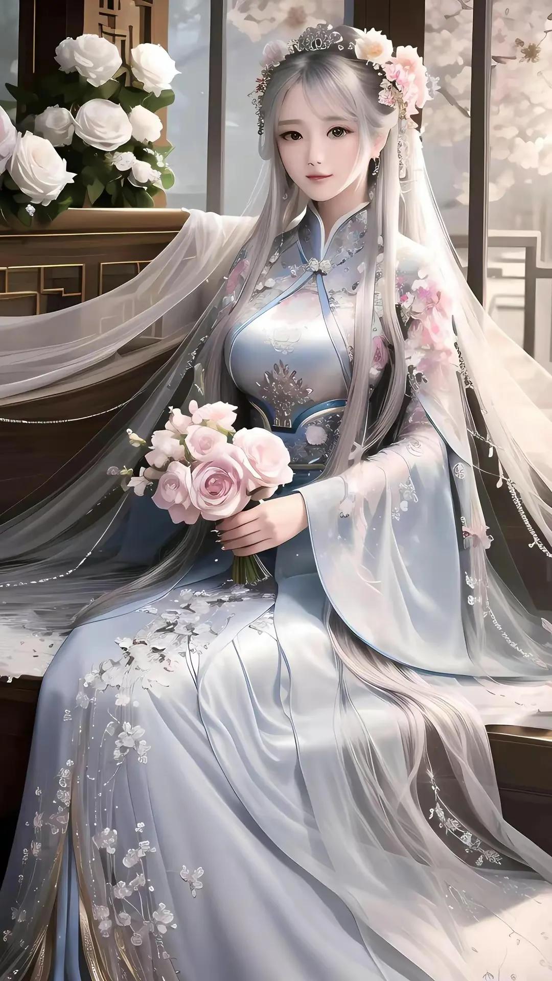 长发美女壁纸超清全面屏,气质美女壁纸高清大图最新