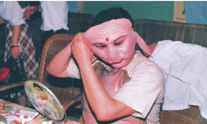 马德华演猪八戒时多少斤,马德华出演猪八戒