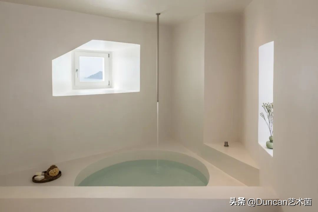 希腊KapsimalisArchitects①打造蓝白极简主义的童话世界！