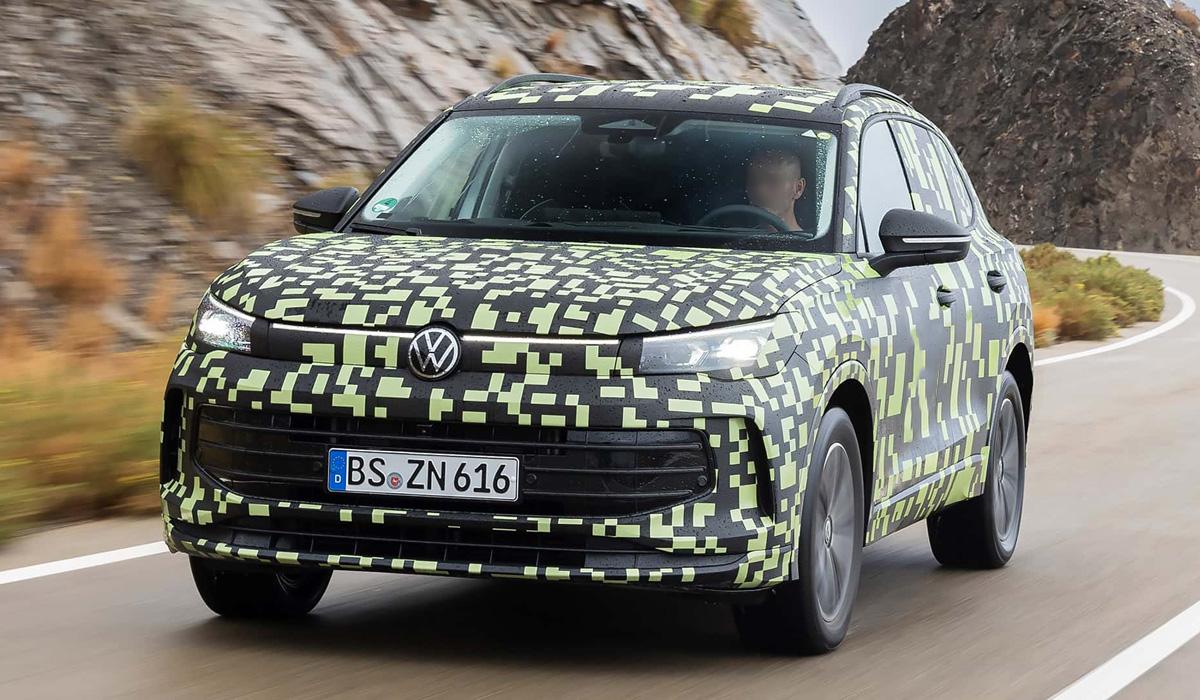 全新大众途观纯电动版本渲染图,全新一代途观实车曝光