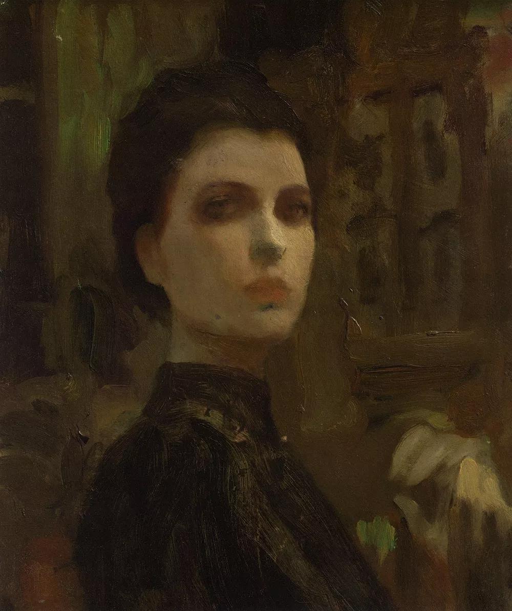 何多苓俄罗斯写生油画,何多苓油画2007