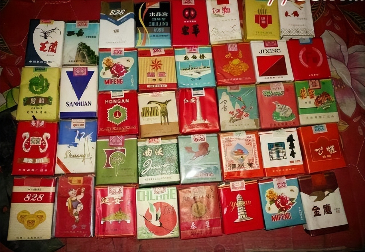 70年代香烟经典老烟图片,见过这几种香烟的估计都老了