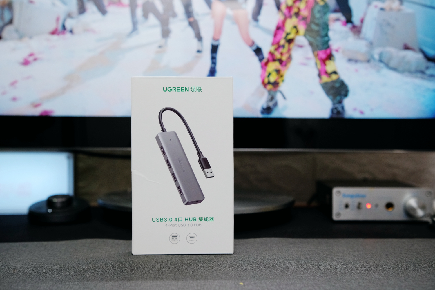 绿联4口USB3.0分线器,绿联三口分线器