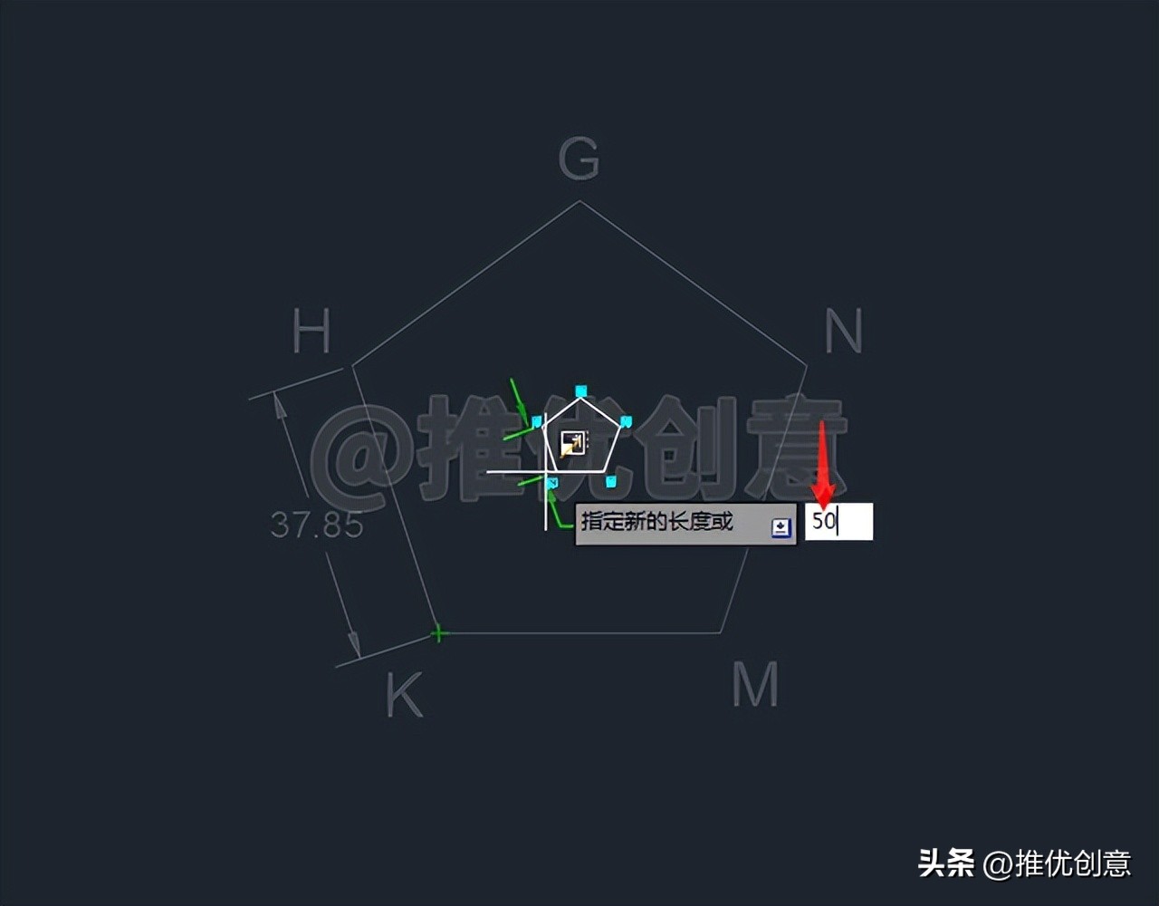 多边形cad怎么画,autocad椭圆制图实例教程