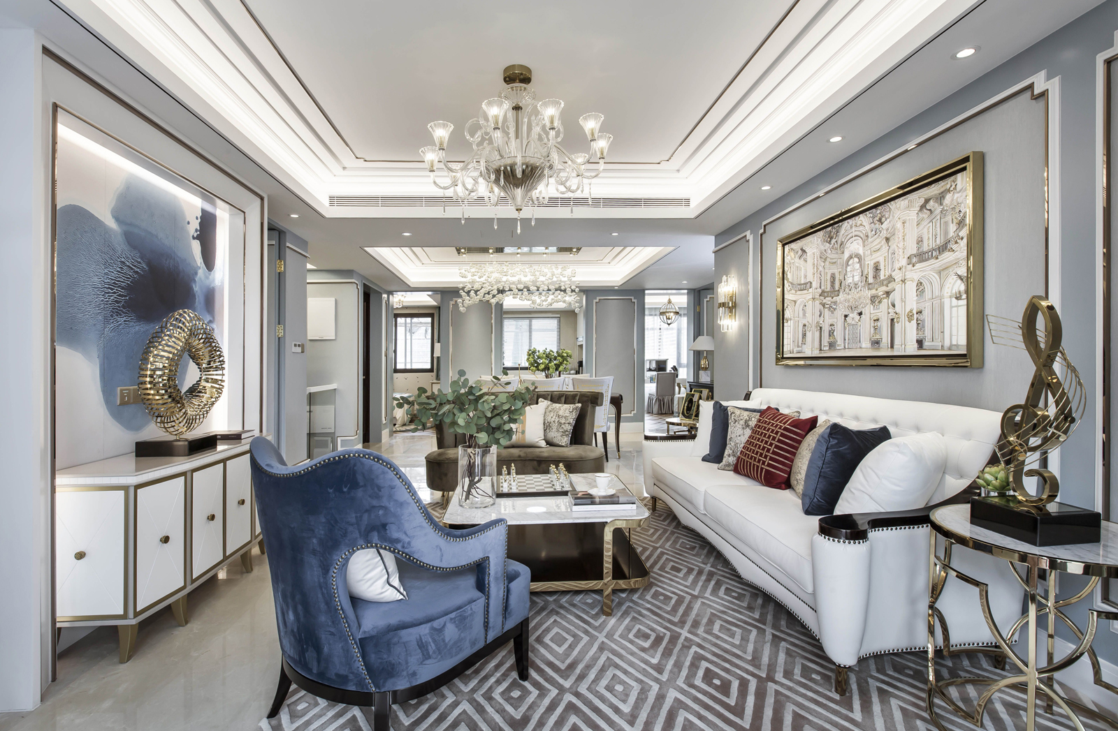 100款卧室背景墙装修效果图,最耐看的轻奢背景墙