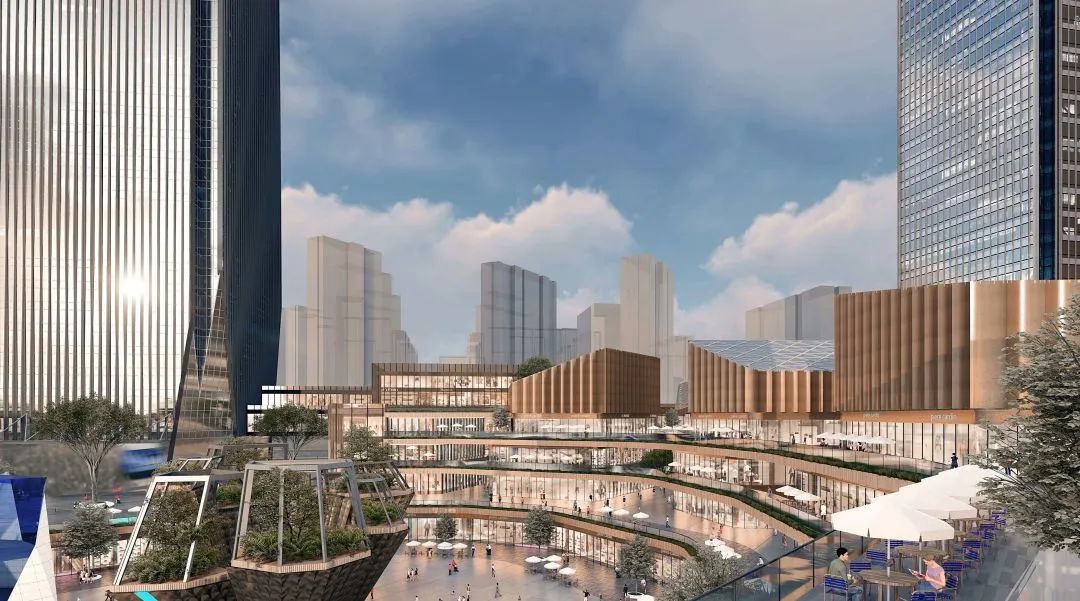 赣州新地标赣州之星,赣州赣江之星双子塔建筑工地