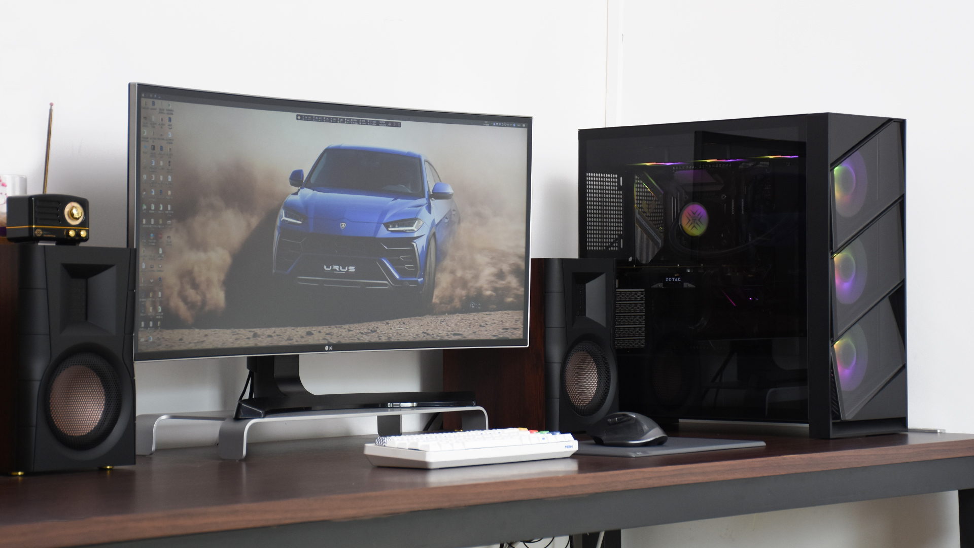 鑫谷御风冰川白机箱,鑫谷昆仑御风机箱安装展示