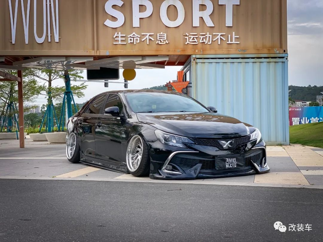 丰田锐志改低趴真实图片,丰田锐志低姿态改装的价格表