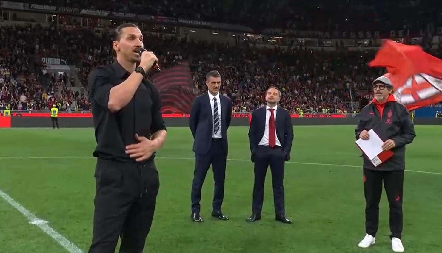 伊布回米兰退役视频,伊布挥手告别足坛再无大奉先