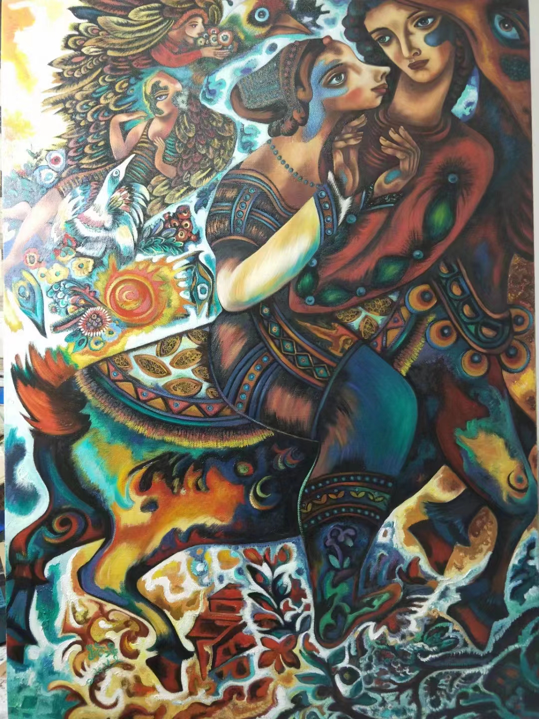 中美艺术作品展,中美书画艺术交流展