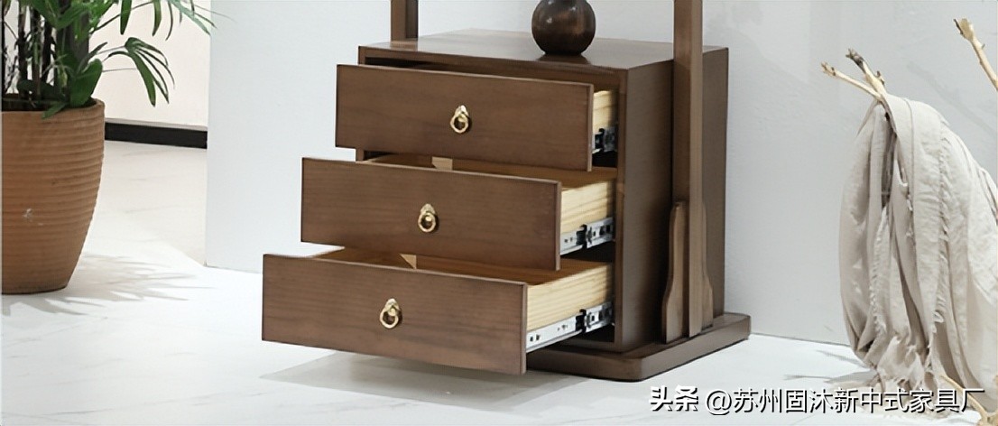 家具是原木风格治愈系小户型,原木家具现代简约风