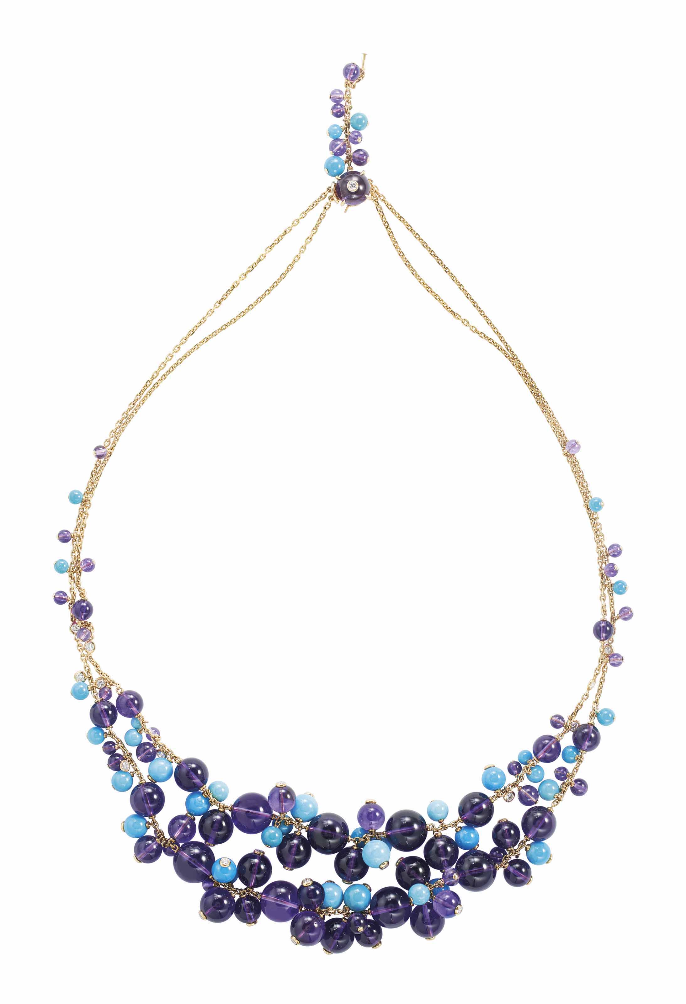 苏富比上拍戴妃紫水晶项链坠，竟然被卡戴珊抢到？她真的赚到了吗？