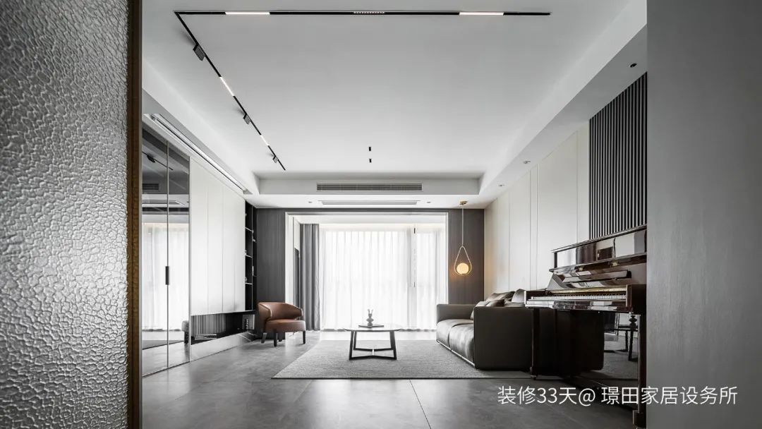 大连193平赠带阁楼大平层装修,现代轻奢大平层简装