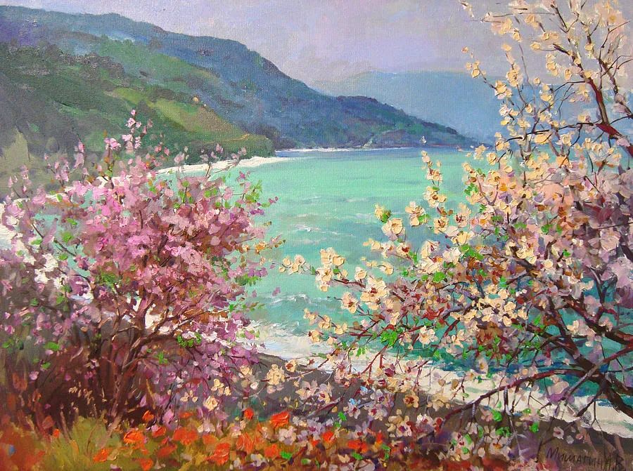 现代俄罗斯风景油画经典作品欣赏,米沙金油画作品