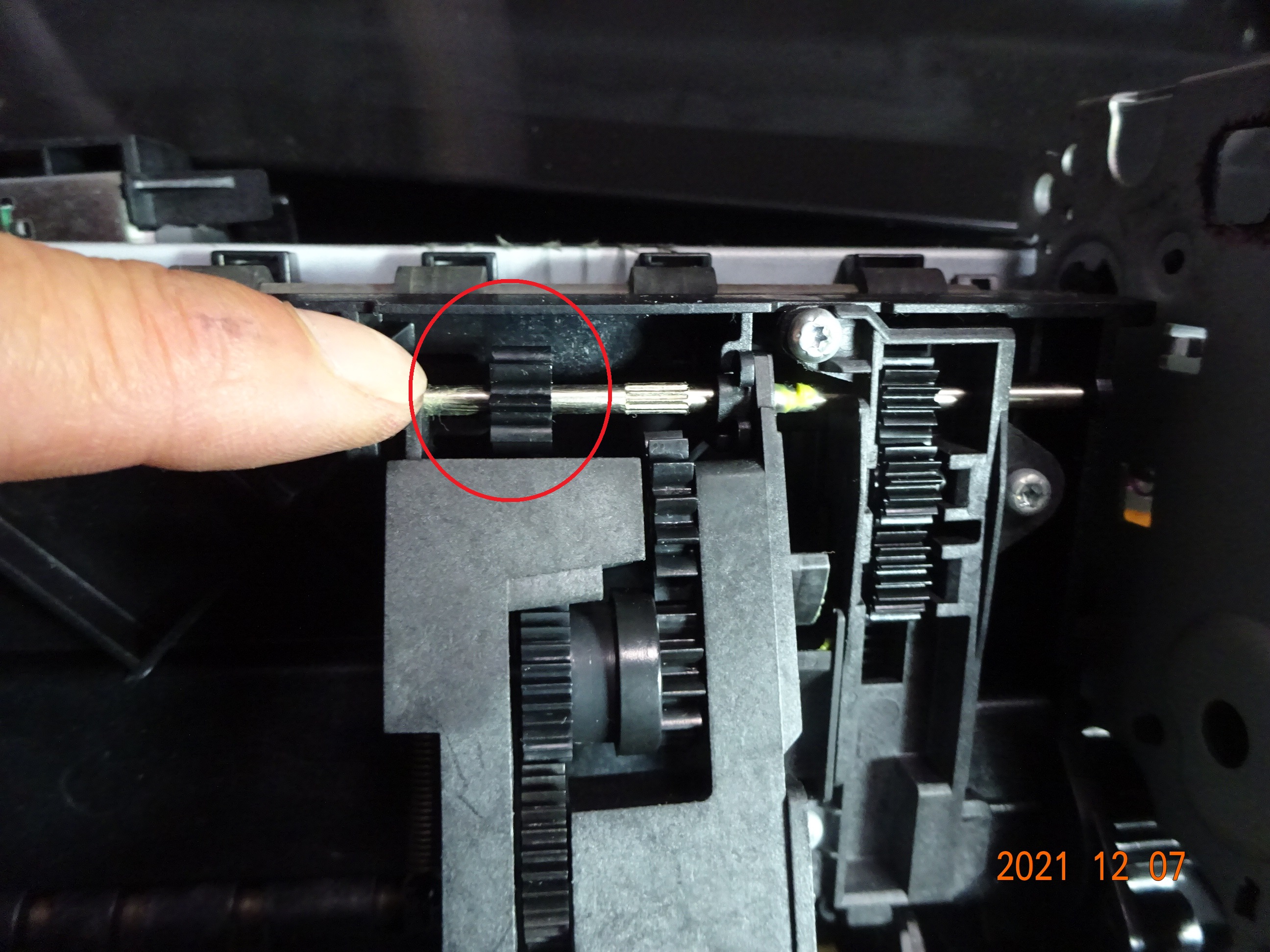 全能家长，把打印机拆成碎片（第二部分，不自动进纸维修）