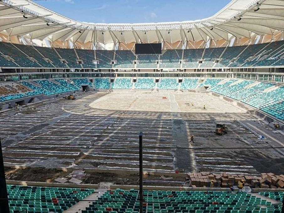 昆山专业足球场建设最新视频,苏州昆山专业足球场