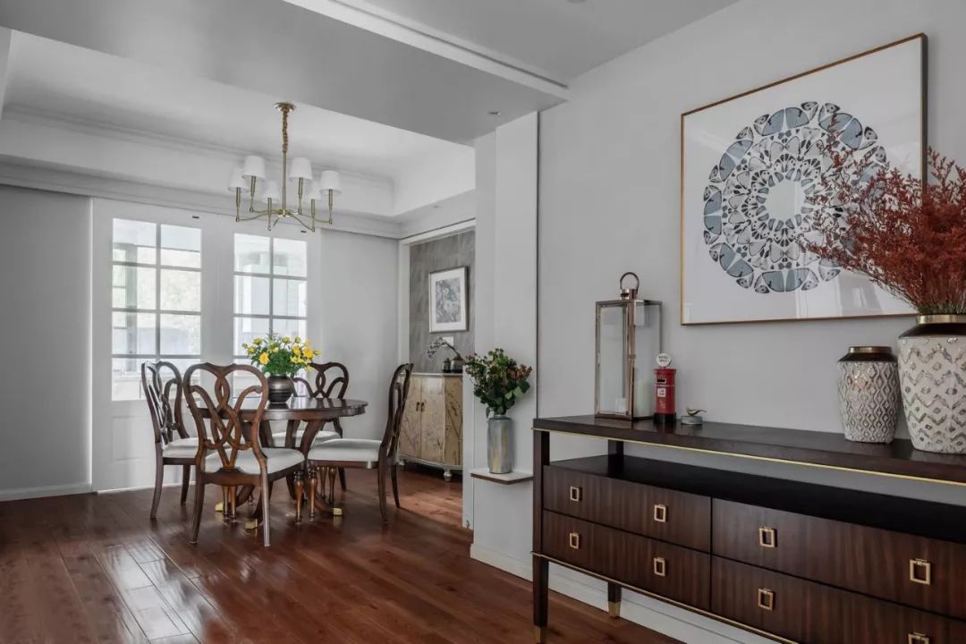 美式餐厅设计效果图小户型,美式简约风格餐厅设计效果图