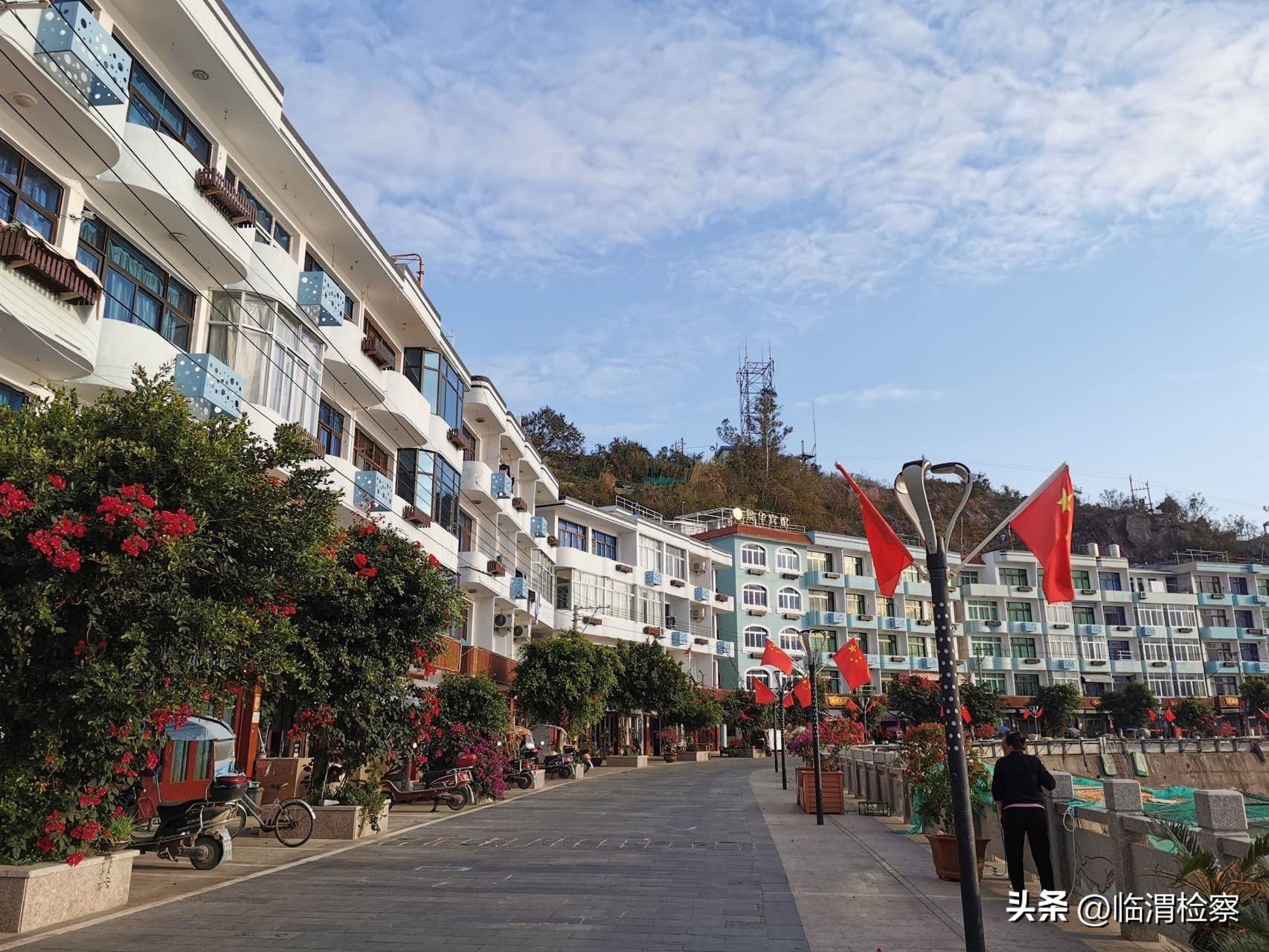 浙江温州洞头七彩小渔村,洞头县海岛渔村