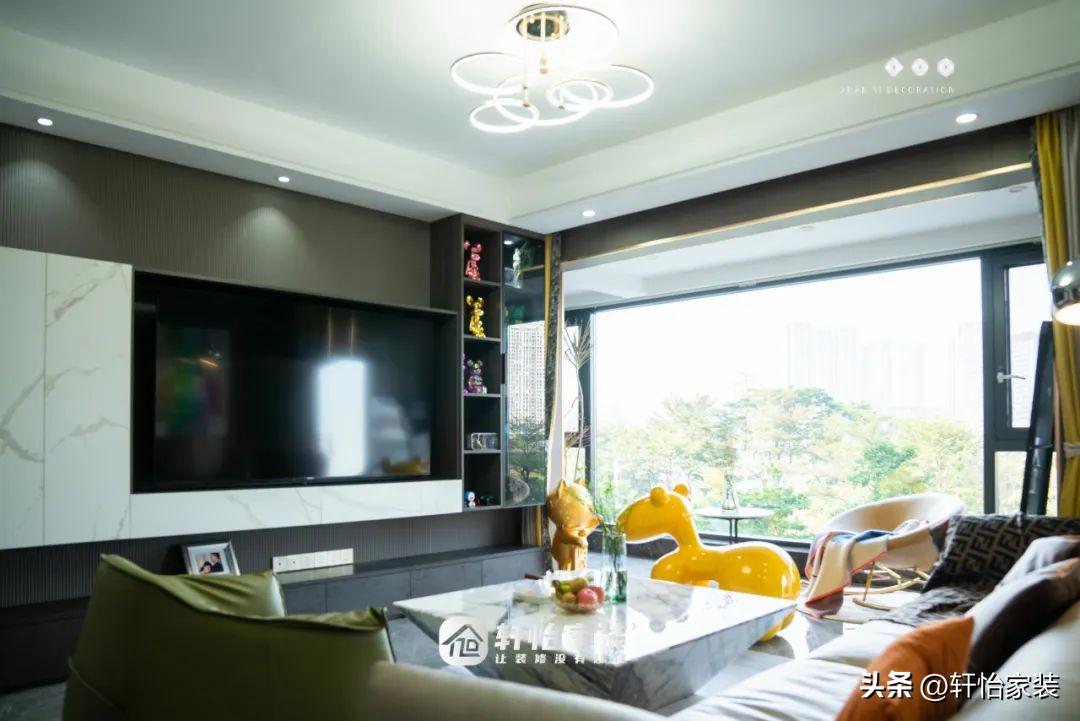 145平方米轻奢风,145平方现代轻奢风