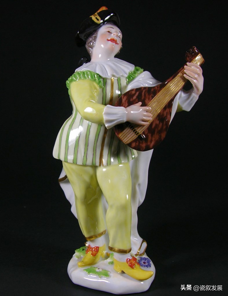 带着“烟火气”的德国梅森Meissen御窑人物瓷塑之小丑角色造型