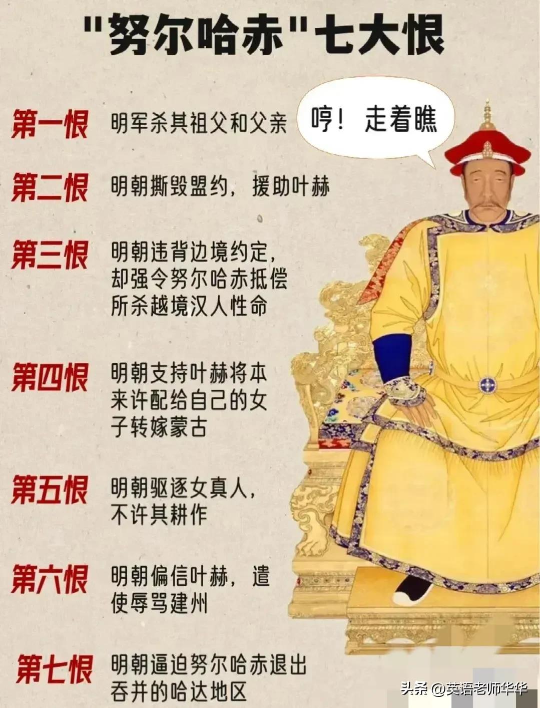 真实清朝皇帝列表及简介,清朝历代皇帝世系表