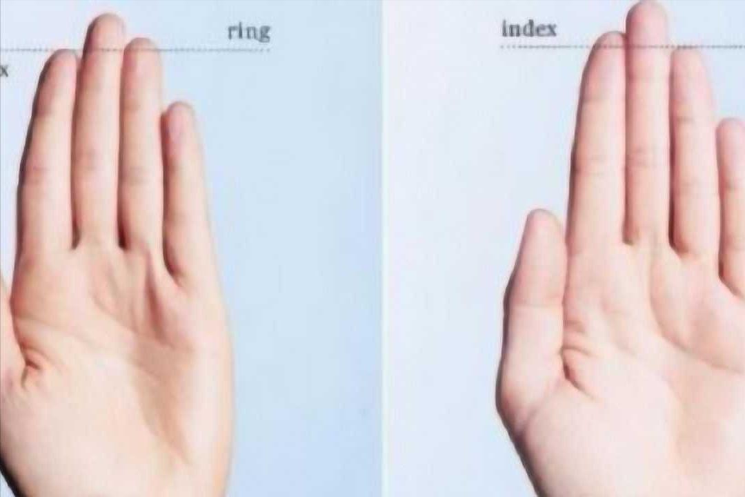 男人手指长短看哪里,男生手指长短分析图