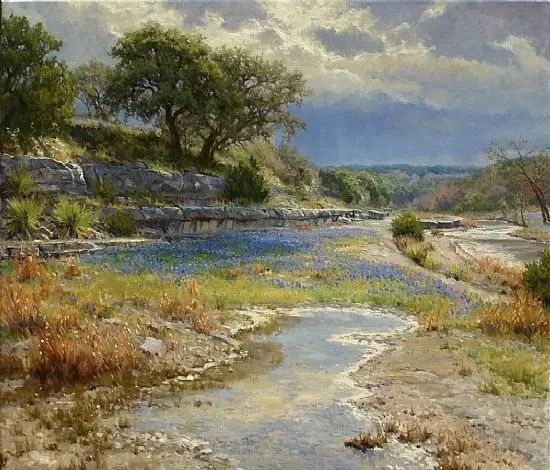 大师笔触生动的风景油画,视觉冲击力很强的风景油画图片